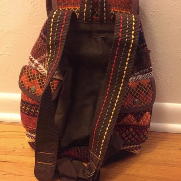Vintage Retro Hand Wooden backpack main image 4